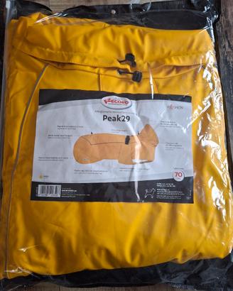 mantellina tecnica pioggia per cani taglia grande