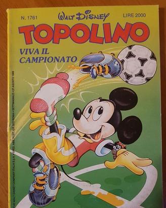 Topolino libretto Disney n.1761 del 27 Agosto 1989