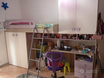 cameretta ragazza più trasporto e montaggio 