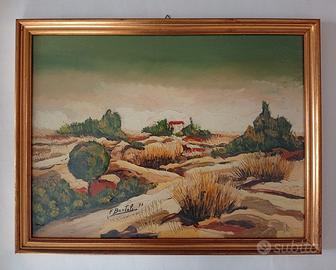 Dipinto olio su tavola F. Bartoli 73 ( Puglia )