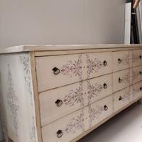 cassettiera stile shabby 