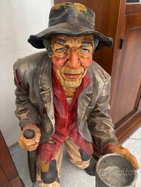 Statua in ceramica firmata C. Asilo (1995) – stile