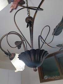 lampadario +2 applique 