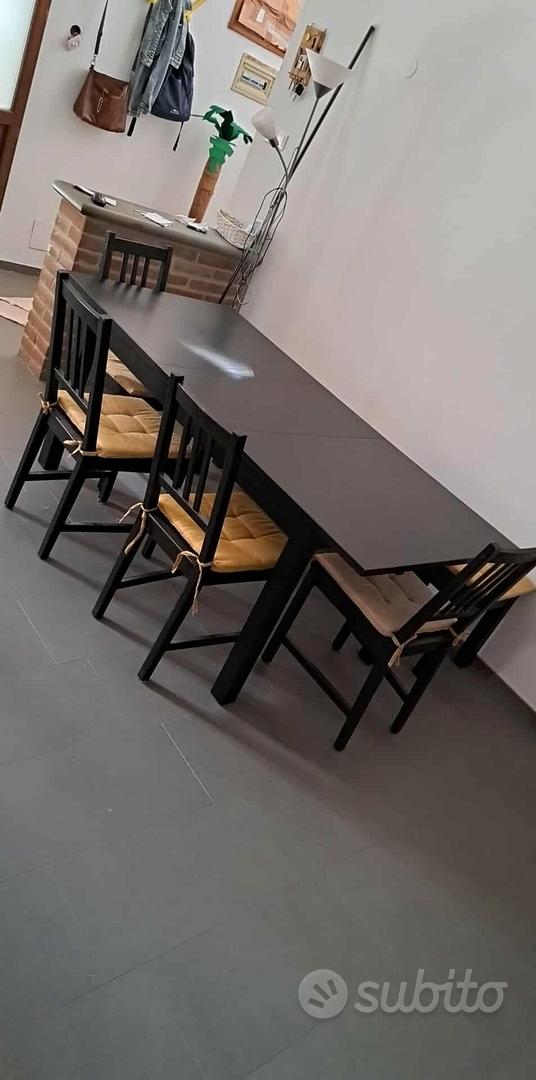 Ikea Tavolo Con Sedie Nere LISABO SALNÖ Tavolo E Sedie Con