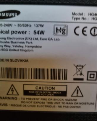 Schede Tv Samsung Smart Tv da 46 Pollici