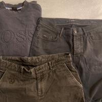 Felpa Hugo Boss, jeans ragazzo uomo marca