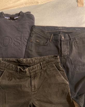 Felpa Hugo Boss, jeans ragazzo uomo marca