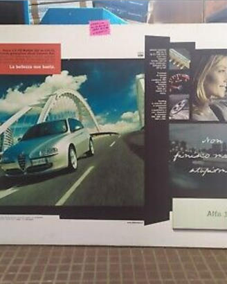 VINTAGE-Tabellone Pubblicitario Alfa 147in viaggio