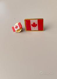 Spille Pin Bandiera Canada le 2 per 15€