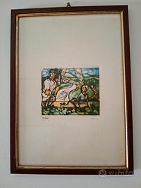 Serigrafia autore Masi 1984