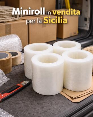 Miniroll pellicola 10 cm imballaggio 0,60€ Sicilia