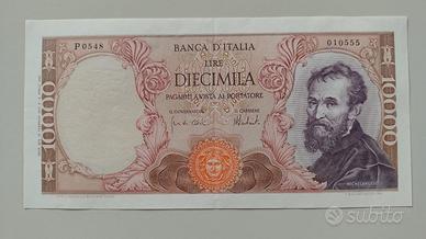 banconota 10000 lire Michelangelo