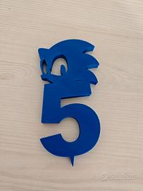 Decorazione per feste di compleanno tema Sonic