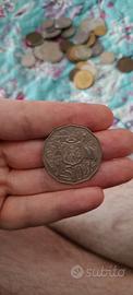 moneta rara  australiana 50 centesimi 