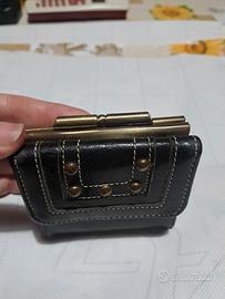 portamonete e carte vintage guang tong in pelle 