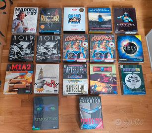 Lotto raro 17 giochi PC Big Box - NUOVI Sigillati