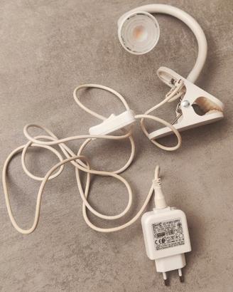 Lampada con clip snodabile IKEA