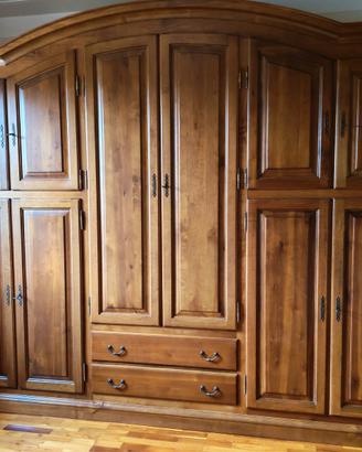 Camera da letto in noce nazionale