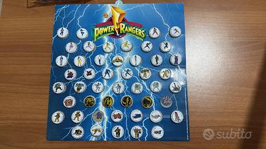 Tappi Power Rangers Yoga 94 prima serie+ tabellone