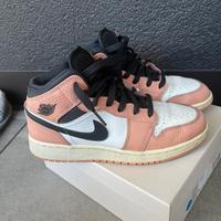 Jordan 1 Mid Rosa Quarzo (gs) MISURA 38