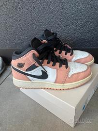 Jordan 1 Mid Rosa Quarzo (gs) MISURA 38