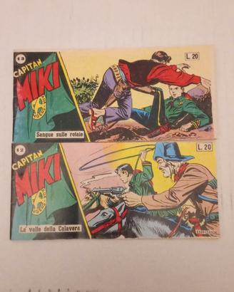 Strisce Capitan Miki 1953  N 12 13 Nuova Serie