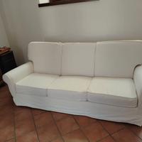 divano 3 posti beige sfoderabile