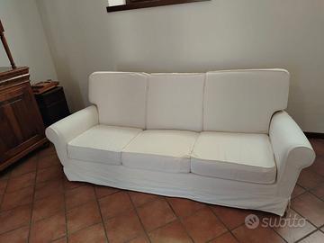 divano 3 posti beige sfoderabile