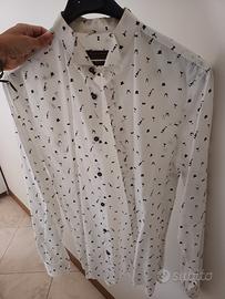 camicia da uomo multi icone