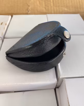 STOCK 200 PORTAMONETE IN VERA PELLE – NUOVI