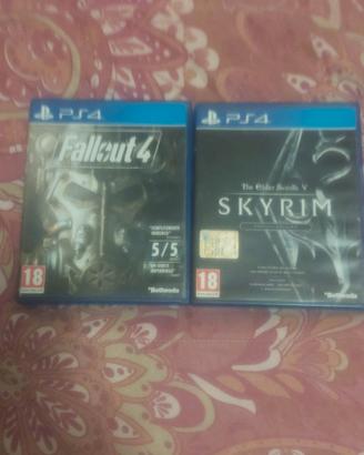 2 GIOCHI PS4 FALLOUT 4 E SKYRIM SPECIAL EDITION