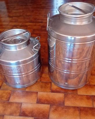 Fusti Olio SuperMonte INOX 18/10, 50L + 30L