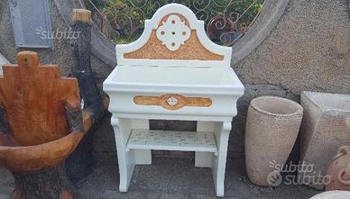 Lavandino lavello lavatoio moderno esterno cemento