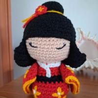 Kokeshi amigurumi. 