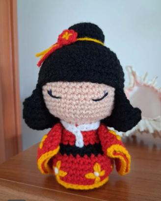 Kokeshi amigurumi. 