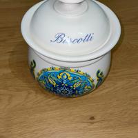 Biscottiera in ceramica Facciolini