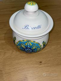 Biscottiera in ceramica Facciolini