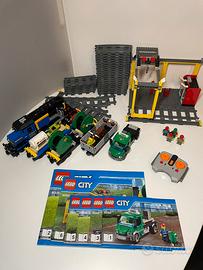 Lego treno merci 60052 + lego scambi 60238