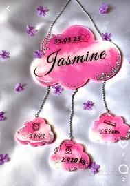 Nuvoletta nascita in resina epossidica