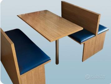 Set panche, penisole e tavolini taverna