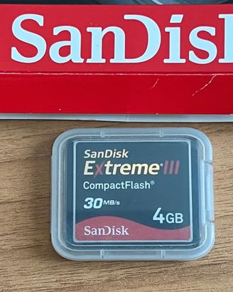 CF Card Sandisk Extreme III 4Gb