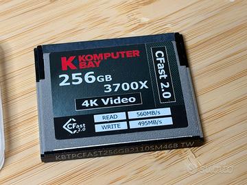 CFast 2.0 KomputerBay 256GB 4K 560MB/s