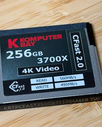CFast 2.0 KomputerBay 256GB 4K 560MB/s