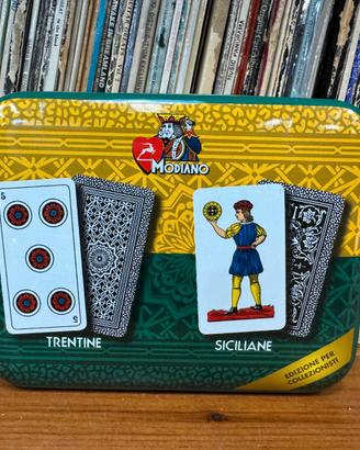 Mazzi di carte trentine e siciliane modiano