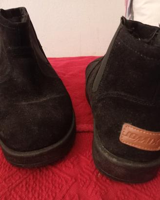 scarpe invernali con pelliccia interna