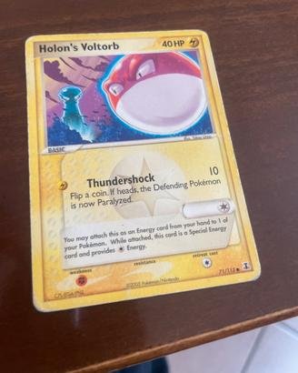 Carta pokemon holon’s  voltorb