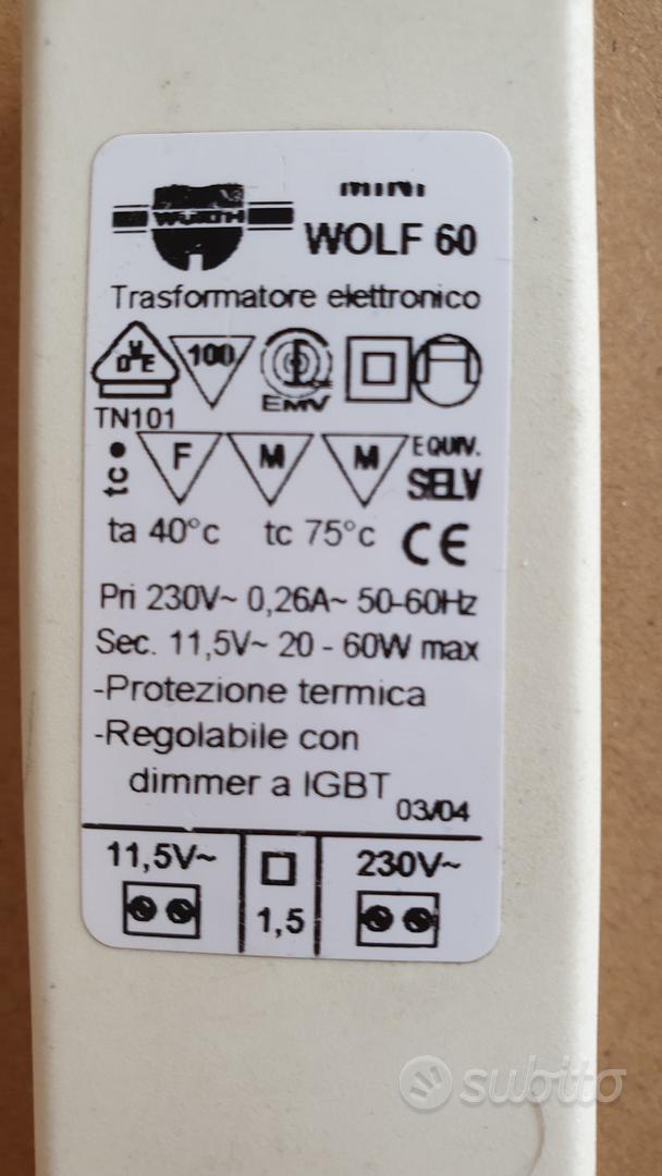 trasformatore 220v/ 12v ac - Giardino e Fai da te In vendita a Bergamo