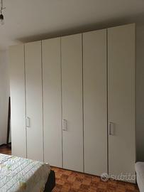 Armadio artigianale bianco