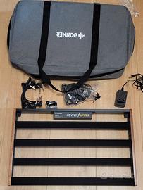 base porta pedali con alimentatore cavi e borsa