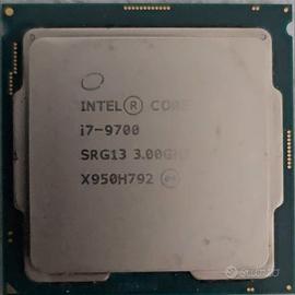 Processore CPU intel i7-9700